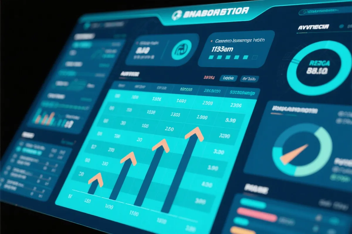 积分榜数据可视化示意图